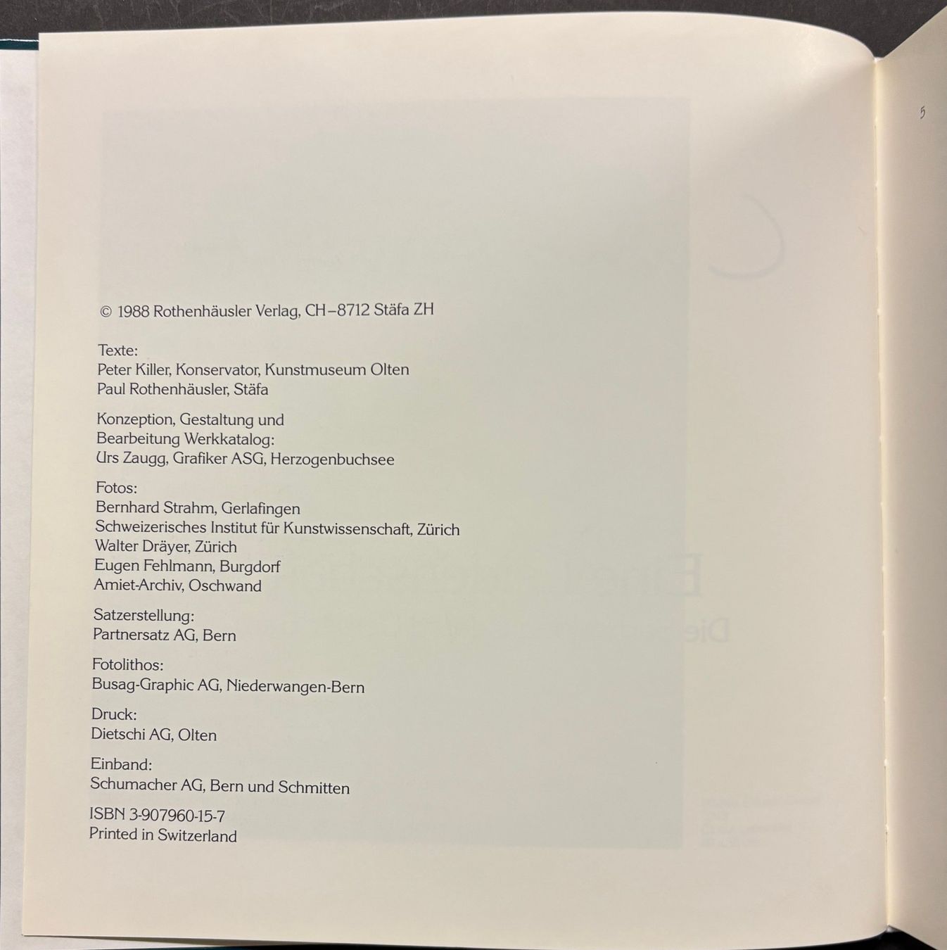 Libri: Cuno Amiet - Eine Leidenschaft – Nuovo e nell'imballaggio originale da Sarnen venduto da Livres 2