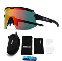 NEU! BLIZ Sportbrille: Black Edition & Rot-Orange