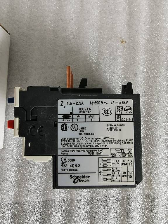 Elektronikbauteile: Motorschutzrelay – Neu und originalverpackt aus Sirnach von 12101963 2