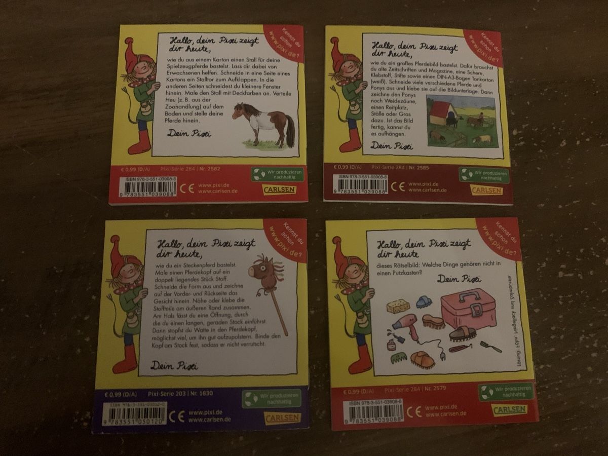 Libri: 4er Set Pixi Büchlein – Usato da Buus venduto da 2013dp 1