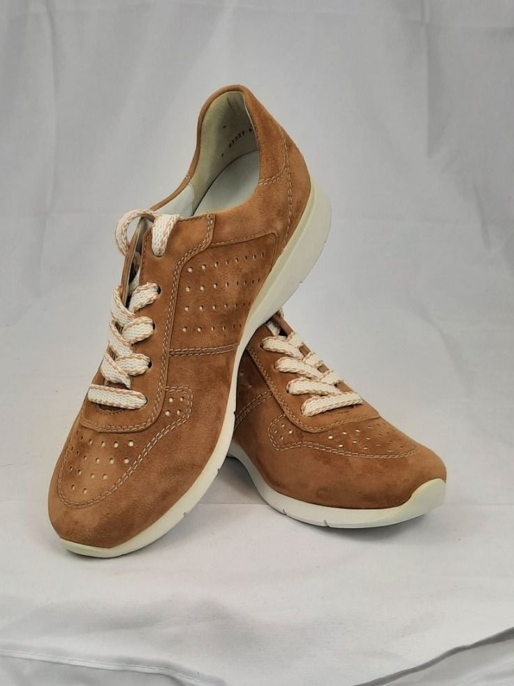 Scarpe da donna: SEMLER Samt Chevro Schnürschuh Sneaker whisky Gr. 37 – Nuovo e nell'imballaggio originale da Seuzach venduto da VT-Collections1 1
