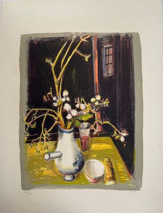 Rudolf Zender – Signierte Lithografie „Stillleben“ 6