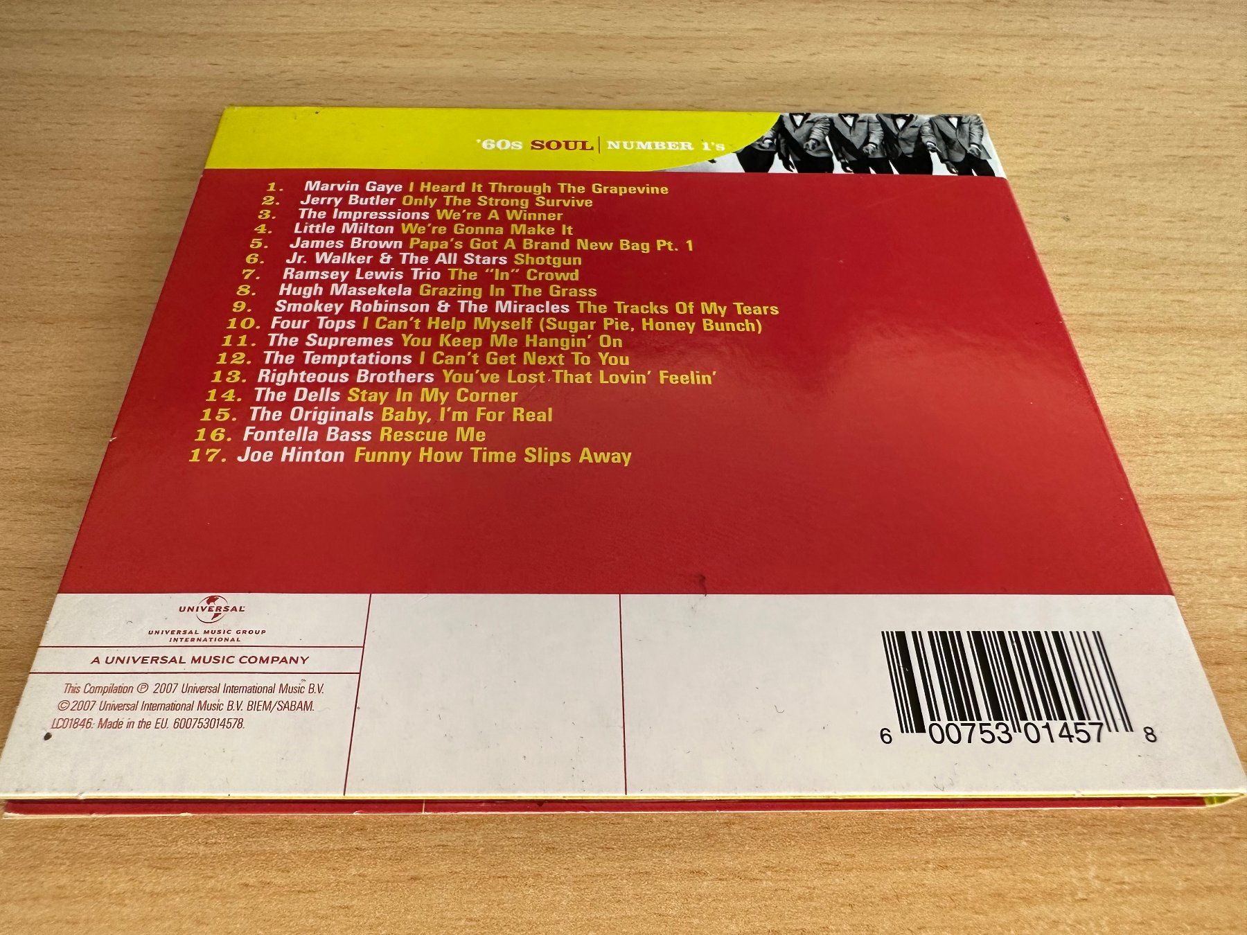 CDs: Various – 60's Soul Number 1's – Gebraucht aus Rikon im Tösstal von Alpenmutz 1