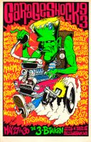 COOP - GARAGESHOCK 93 - ROCK ART POSTER - SIEBDRUCK