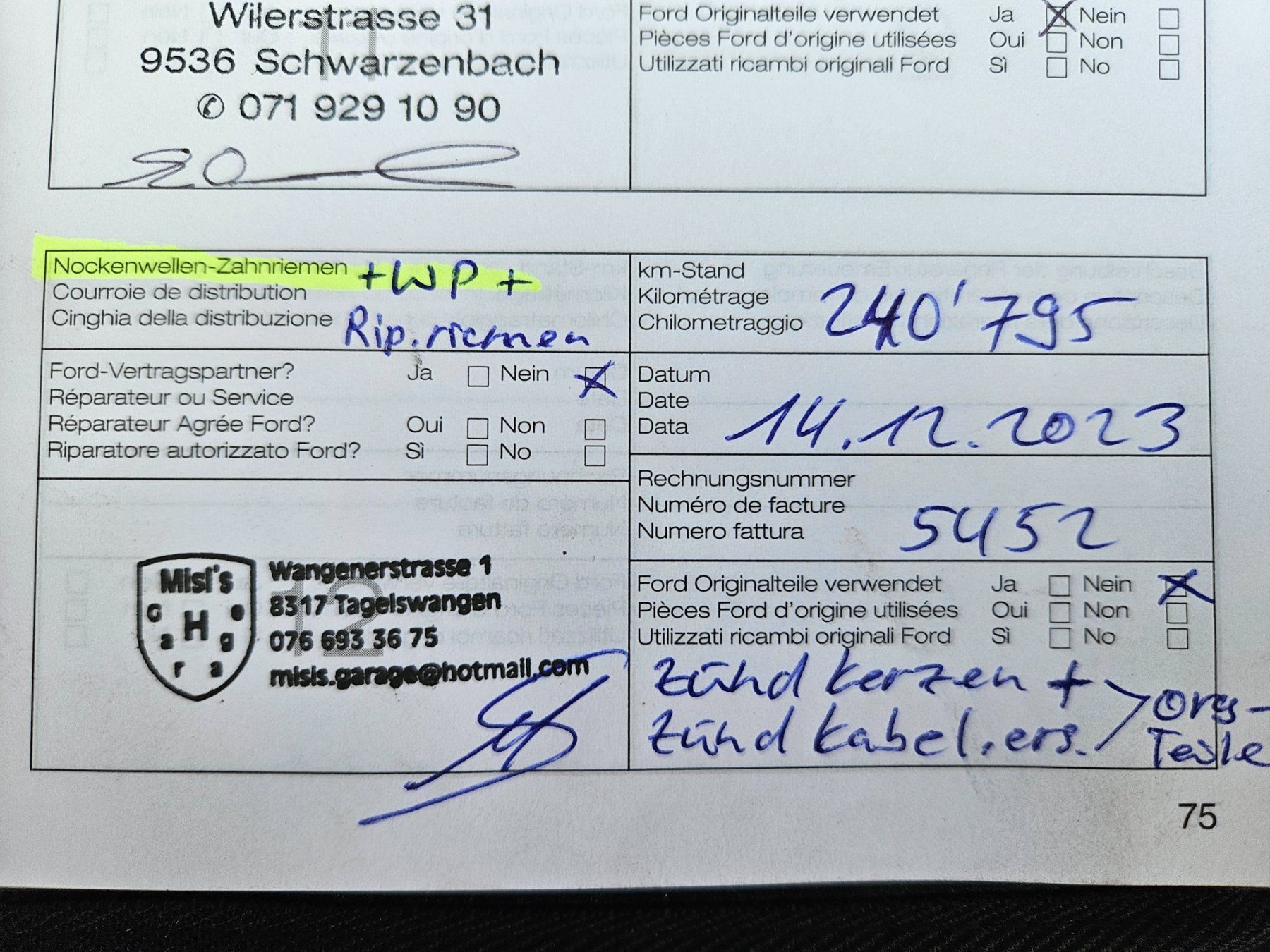 Ford Autos: Ford Fiesta 1.6 16V – Gebraucht aus Winterthur von  8