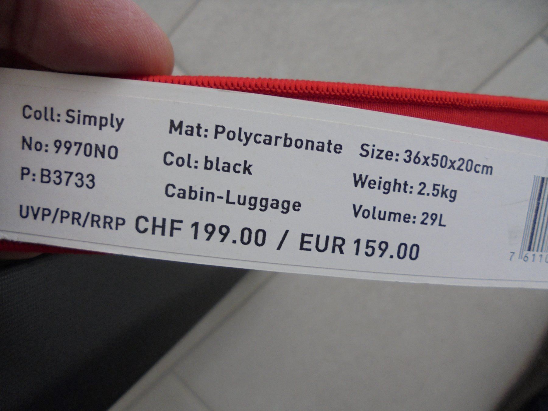 Reisekoffer: PACK EASY KOFFER  *NEU* – Neu (gemäss Beschreibung) aus Rotkreuz von sab_q2c2 5