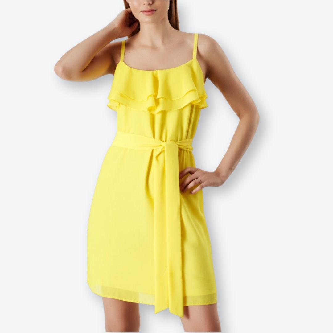 Vestiti: Gelbes Trägerkleid, Gr. 34 – Usato da Oberkirch LU venduto da petitefashion 4