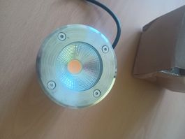 LED Einbauspot Aussenbereich 15W COB IP68 (Warmweiss 3000K)