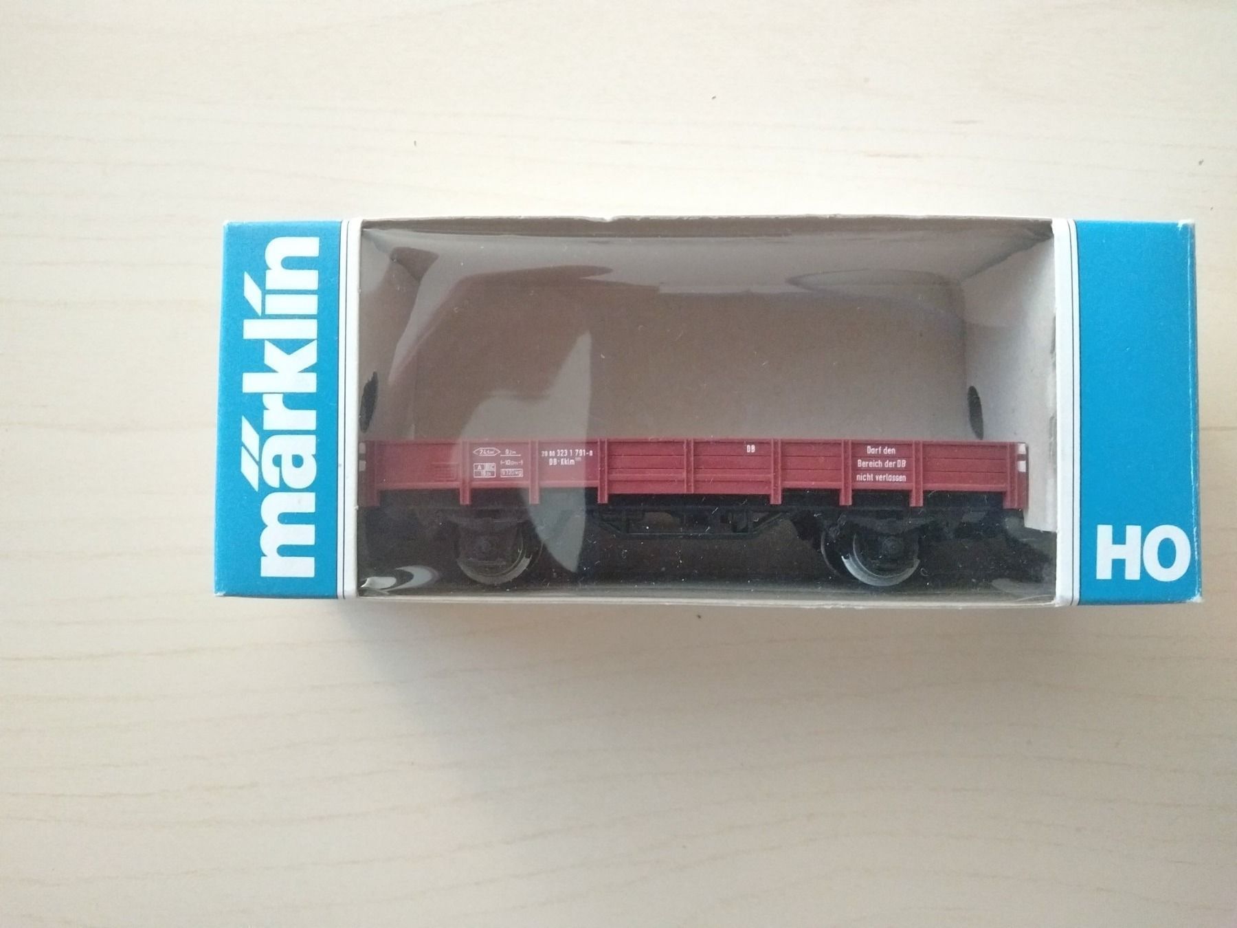 Märklin Modellini di ferrovie: Wagon plat brun 4423 – Nuovo e nell'imballaggio originale da Cortaillod venduto da duchmoc