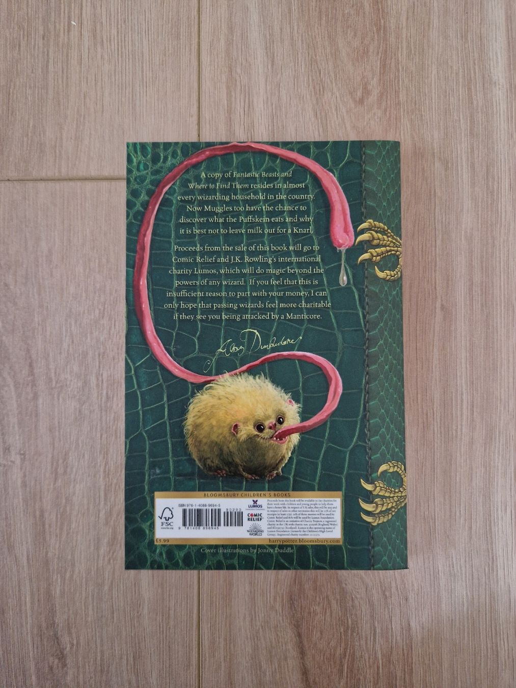 Libri: Fantastic Beasts & Where to Find Them, J.K. Rowling – Usato da Zofingen venduto da cva_w7vn 1