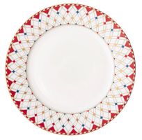 6 Speiseteller  D. 26,5cm Porzellan Neu