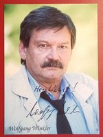 Wolfgang Winkler 1943-2019 Autogramm Fotopostkarte 10x15cm