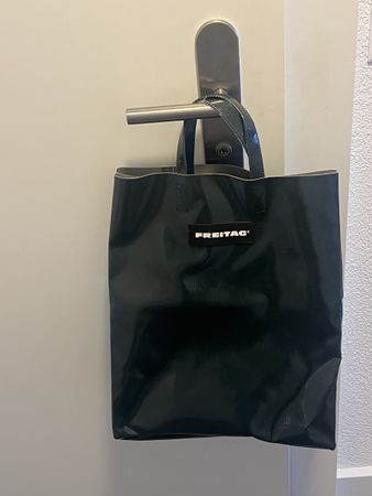 Freitagtasche, Shopper dunkelgrün, unifarben