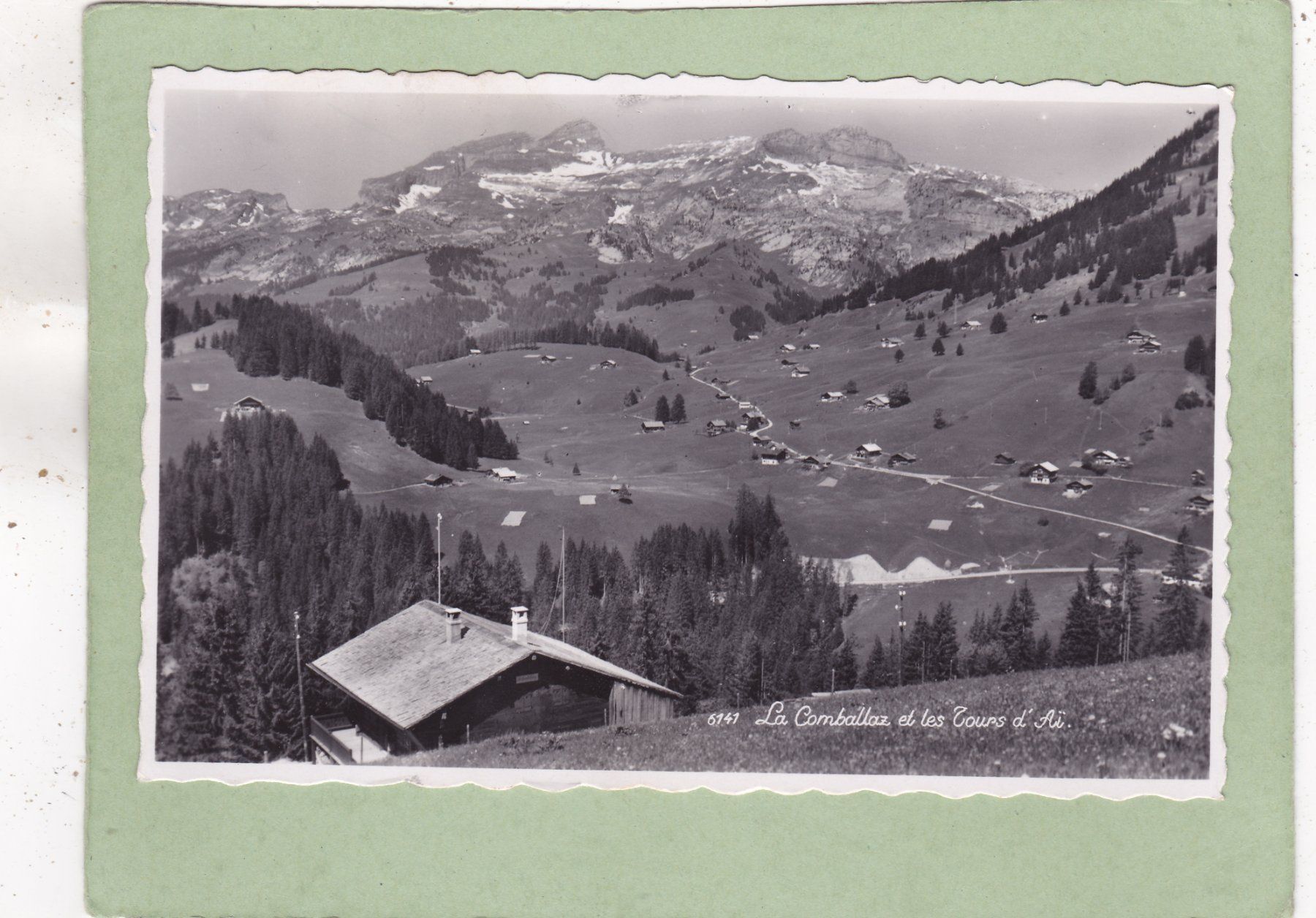 Cartoline postali: La Comballaz et les Tours d' Ai – Usato da Herisau venduto da Lisegrat2008