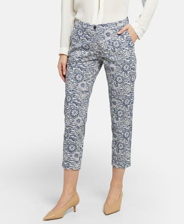 NEUE BRAX Sommer - Hose blau-weiss Gr. 36 - M87