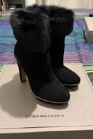 Bottines noires avec fourrure BCBG Maxazria 