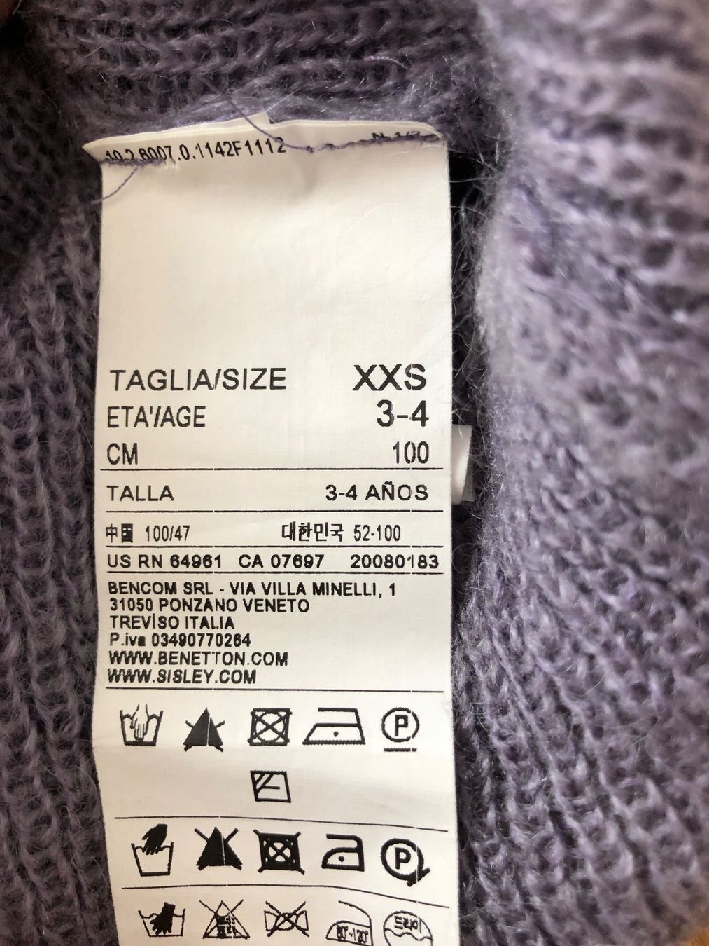 Benetton Vestiti & Gonne: Benetton Kleid Gr. 3-4 Jahre – Usato da Baden venduto da lupa5400 2