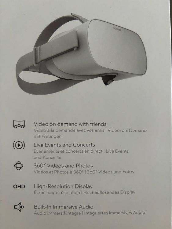 Casque realite virtuelle autonome VR Oculus Go 32 gb Acheter sur Ricardo