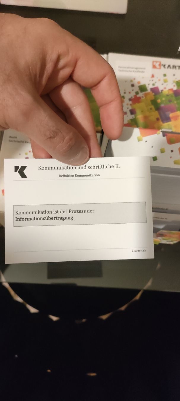 Autres fournitures scolaires: Lernkarten Technische Kaufleute – D'occasion à Bern par mal_jh6f 6