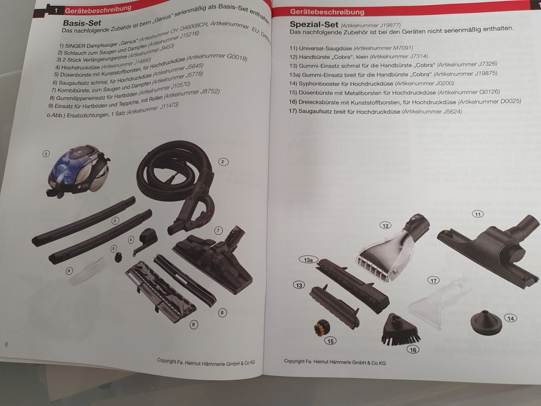 Singer Aspirapolveri & Accessori: DAMPFSTAUBSAUGER Genius – Usato da Diepoldsau venduto da man_pt9r 3
