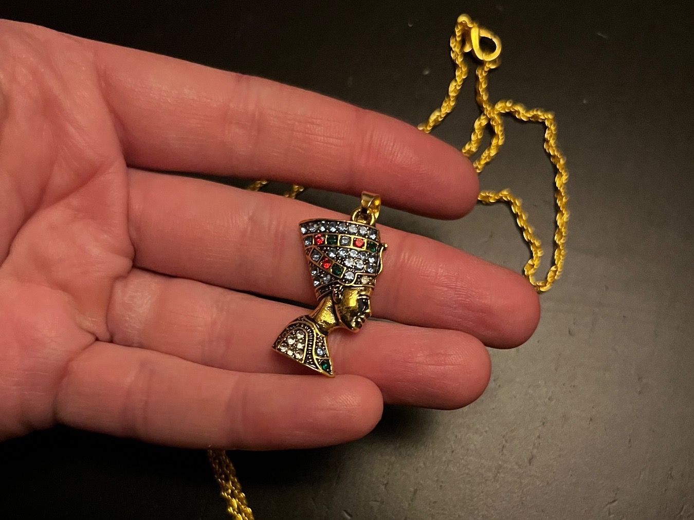 Anhänger: Amulett/Anhänger Nefertiti – Neu (gemäss Beschreibung) aus Gams von Mariawicca 6