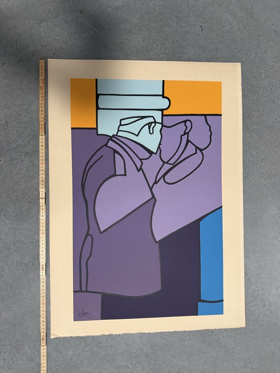 Posters & Illustrations: Valerio Ademi Le Baiser – D'occasion à Tägerwilen par marvin69