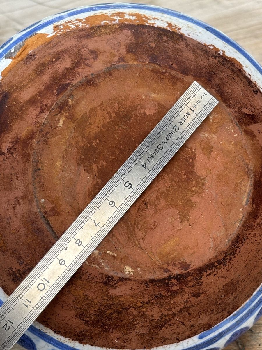 Caraffe: blaue Keramikkaraffe  – Usato da Würenlos venduto da Ashley24 5