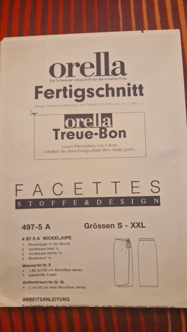 Cartamodelli: 6 x Orella Fertigschnitte – Nuovo (secondo la descrizione) da Oberengstringen venduto da Sheera7 6