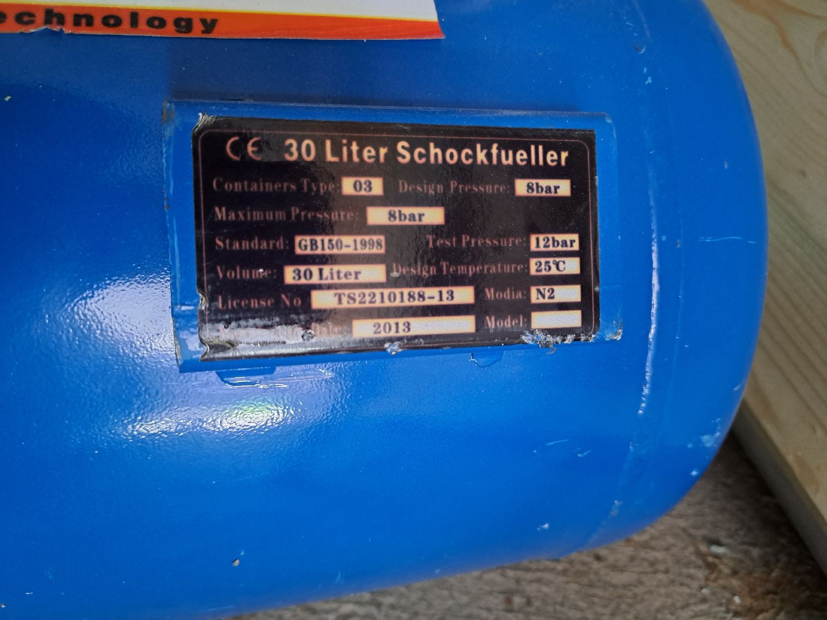 Tutti gli attrezzi: Schockfüller Reifenfüller – Usato da Elm venduto da landmaschinenmech 2