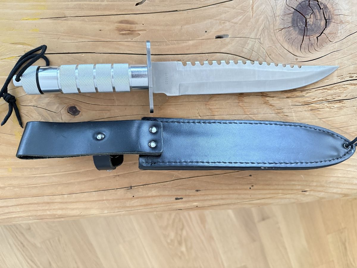 Accessori: Messer Linder 440 Kampfmesser Jagdmesser – Usato da Goldach venduto da Messerguru 5