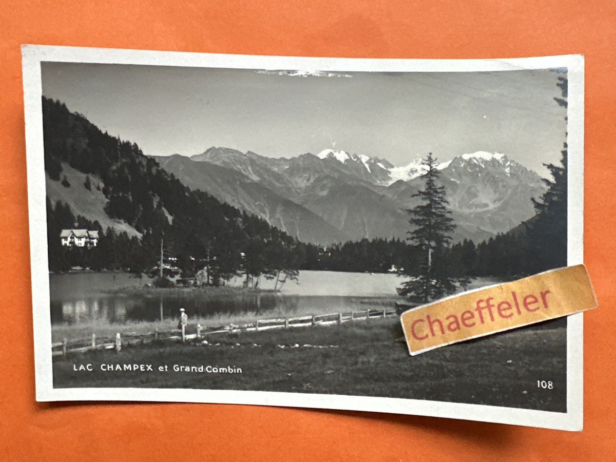 Cartes postales: 1932 Lac Champex er Grand Combien – D'occasion à Zürich par Chaeffeler