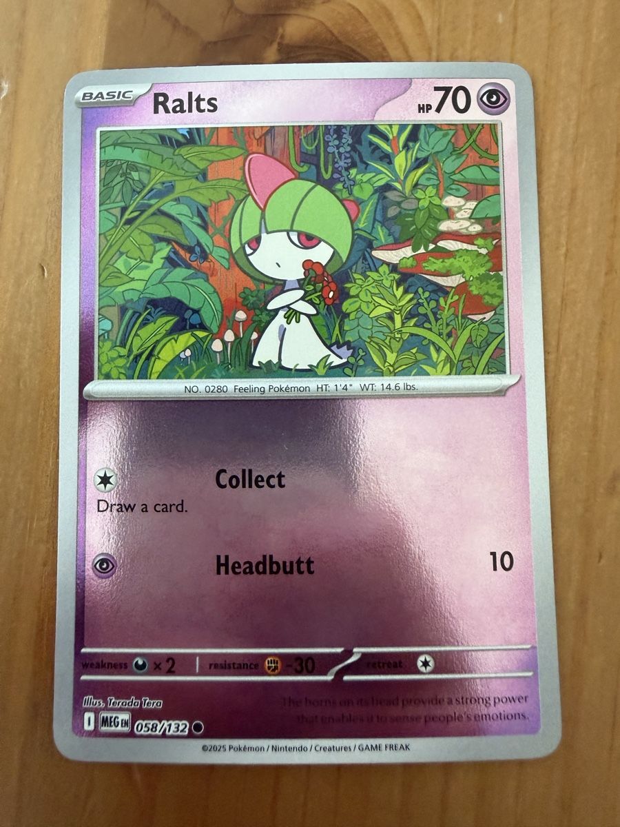Pokémon Sammelbilder & Trading cards: Ralts (MEG058) – Neu (gemäss Beschreibung) aus Vevey von Matx