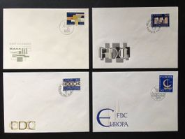 FL Europa Cept FDC 1963-70