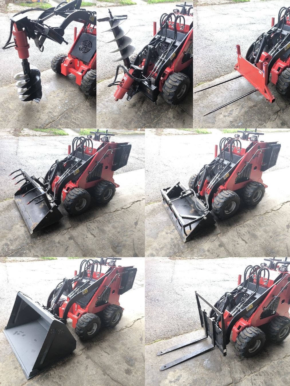 Hoflader: Mini Kompaktlader Hoflader Radlader Skid Steer Loader HT320 – Neu (gemäss Beschreibung) aus Geiss von Fiatagri_power 7