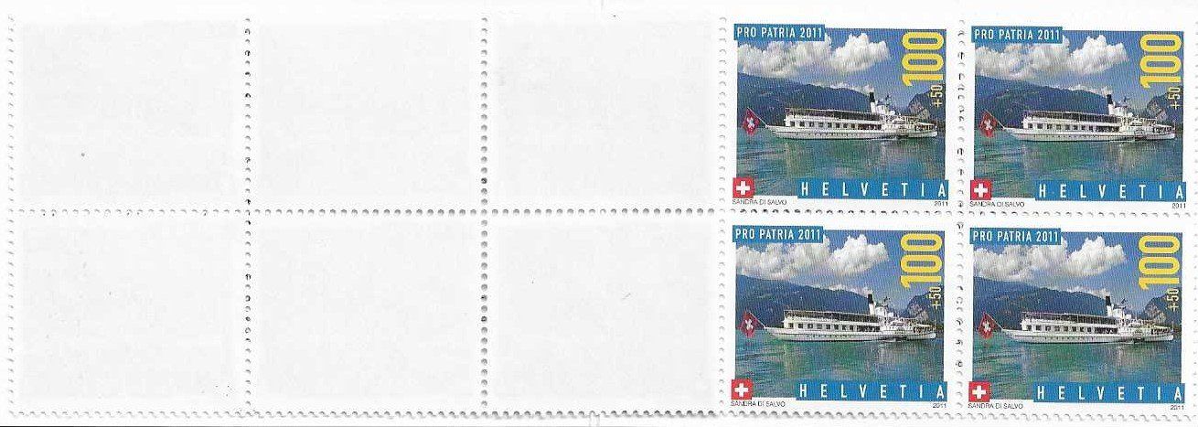 Alle Briefmarken: MK DAMPF SCHIFFE SCHWEIZER SEEN 2011 postfrisch** FRANKATUR – Neu (gemäss Beschreibung) aus Schlossrued von Aronliam 1