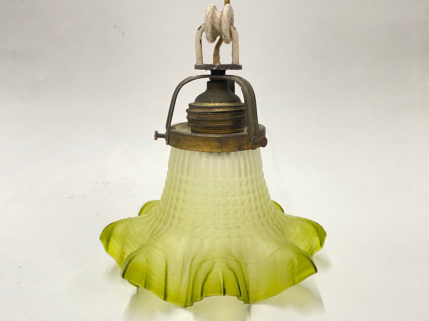 Lampade: Jugendstil Schöne Lampe, Hängelampe – Usato da Schaffhausen venduto da vintageville 1