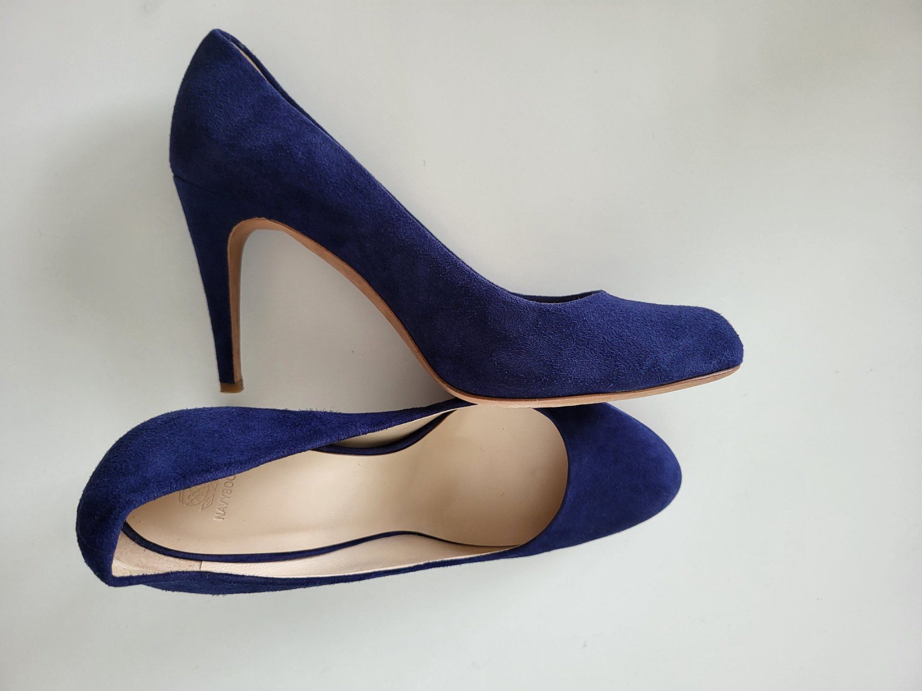 Navyboot Scarpe da donna: Navyboot Wildlederpumps, Gr. 38,5 - dunkelblau, elegant – Usato da Baar venduto da clar6 3