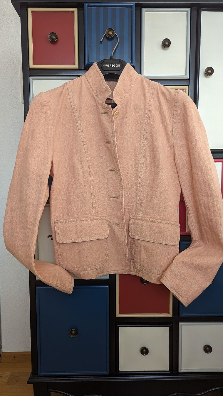 Giacche: Leinenjacke. Aprikosen Farbe. Gr.34- 36. – Usato da Winterthur venduto da losa_p966 4