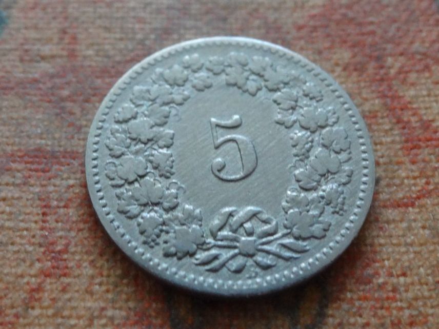Toutes les monnaies: 5 Rp. 1888  (A) – D'occasion à Romanel-sur-Lausanne par Swift13 1