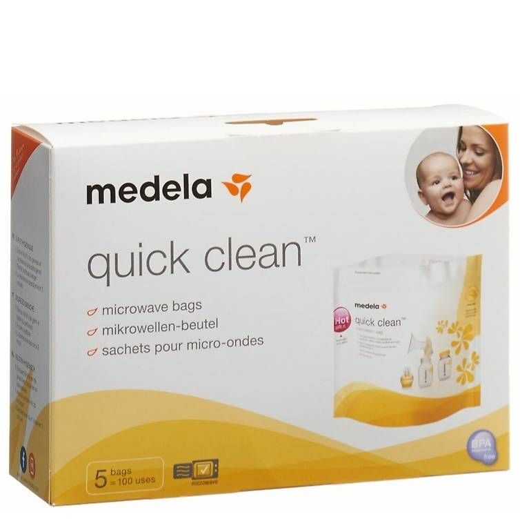 Accessoires pour allaitement: Medela quick-clean Mikrowellenbeutel NEU – D'occasion à Wangen ZH par oky-doky