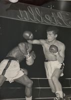 Genève, Boxen, 1959, Pressefoto, 18 x 13 cm