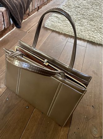 Vintage Handtasche, braun, zeitlos elegant👜 Top!