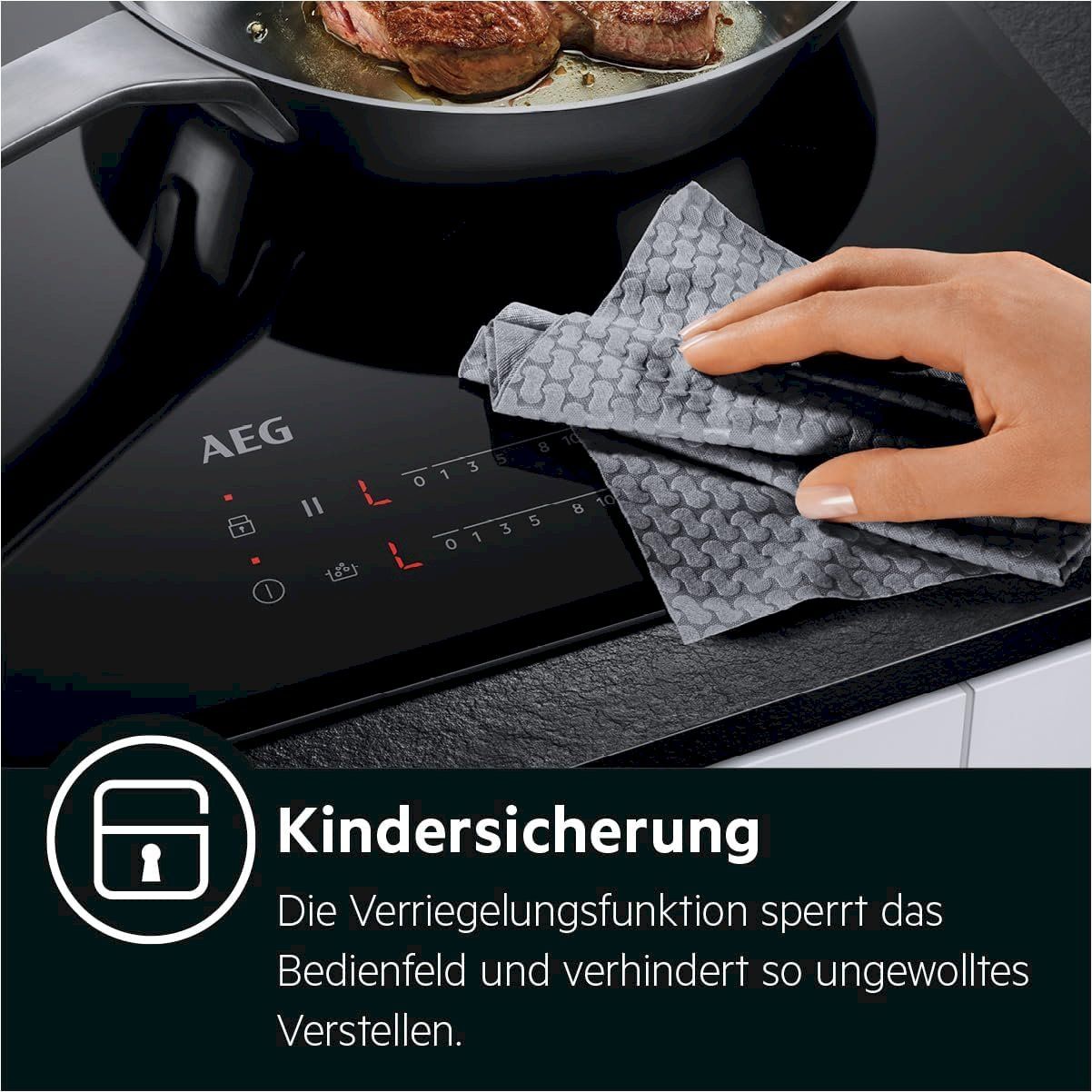 AEG Cucine: AEG Glaskeramik-Kochfeld HK654070FB – Nuovo e nell'imballaggio originale da Bottighofen venduto da zaap 5