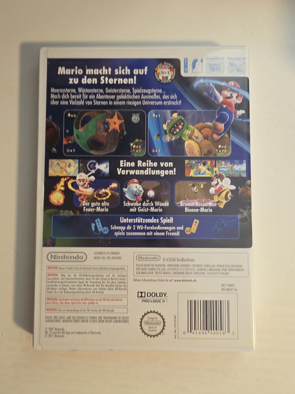 Nintendo Giochi: Super Mario Galaxy Wii – Nintendo Selects – Usato da Tafers venduto da whereyogamesat 1