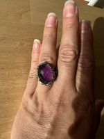 Amethyst cocktail ring 