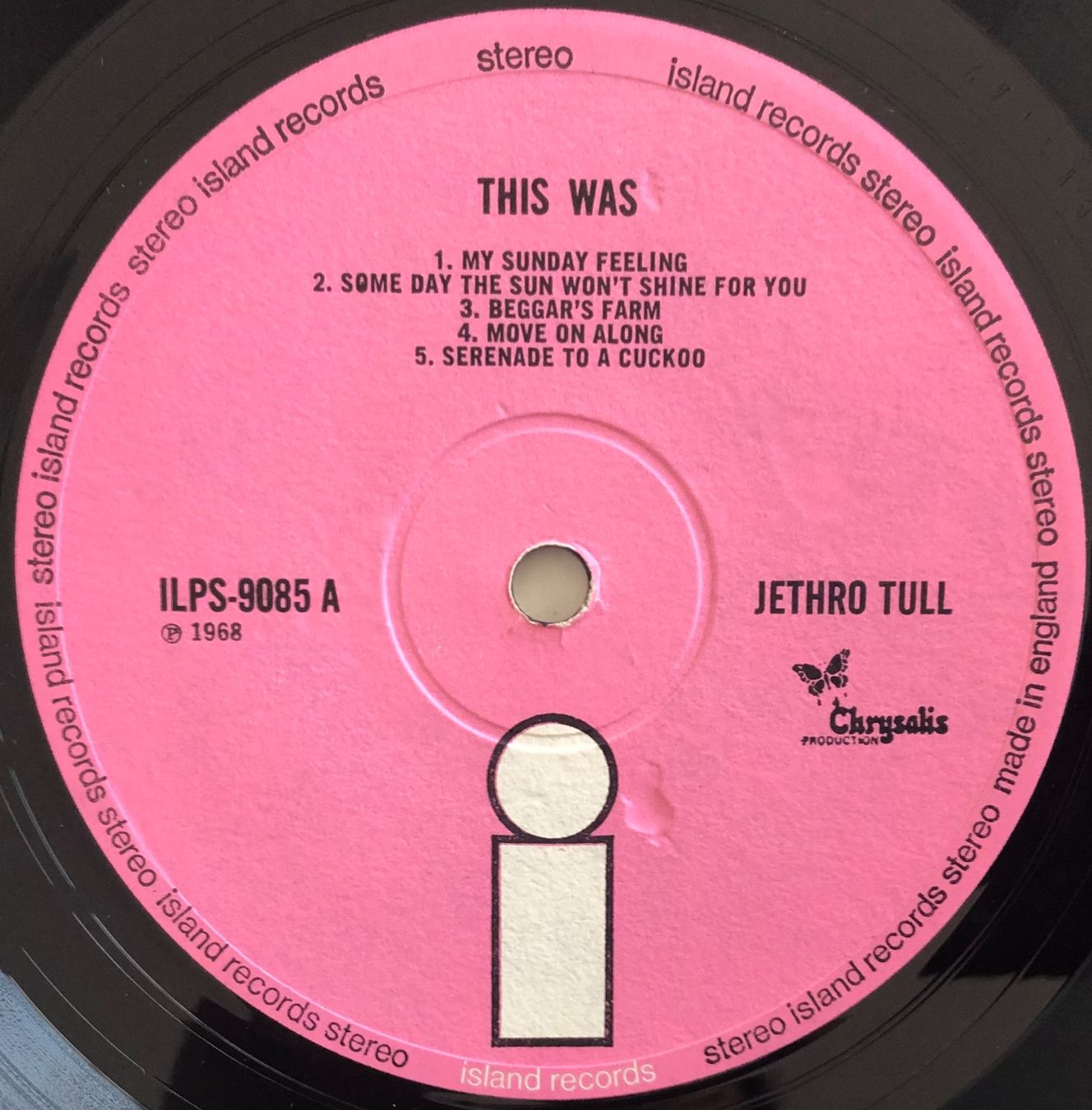 Vinyles: JETHRO TULL - THIS WAS – D'occasion à Poliez-Pittet par Newtown-Records 2