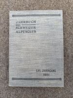 Jahrbuch des Schweizer Alpenclub 1921
