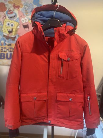 Snowboardjacke/ Skijacke rot Grösse 154