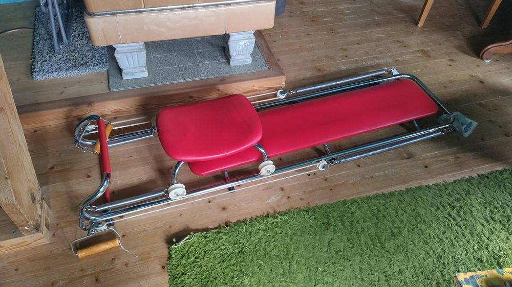 Siège Enfant Camping Kettler Vintage 1970, Aluminium, Motif Fleurs Blanches Et Oranges