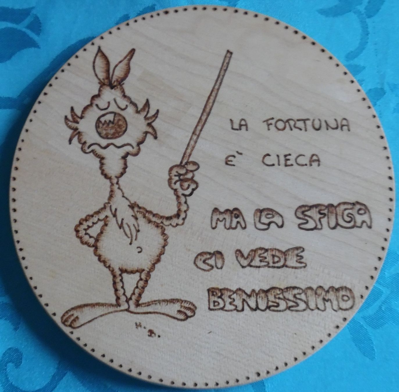 Foto & Immagini: 2 Holz-Bilder mit Spruch. Italienisch – Usato da Bellinzona venduto da Luna093 1